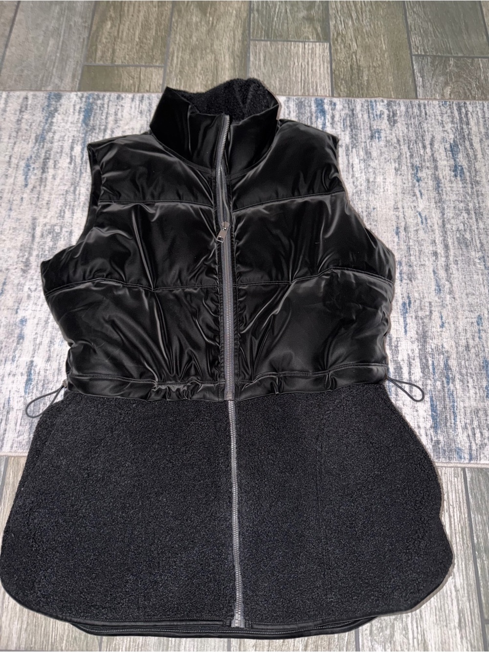 NWT SPANX Velour & Luxe Fleece Vest